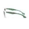 Miu Miu сонцезащитные очки 11476 белые с зелёной линзой 