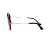 Miu Miu сонцезащитные очки 11477 красные с чёрной линзой 