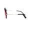 Miu Miu сонцезащитные очки 11477 красные с чёрной линзой . Photo 3