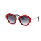 Miu Miu сонцезащитные очки 11477 красные с чёрной линзой . Photo 1