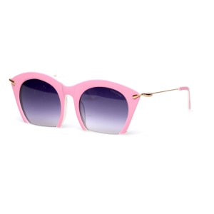Miu Miu сонцезащитные очки 11478 чёрные с розовой линзой 