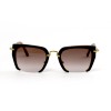 Miu Miu сонцезахисні окуляри 11860 коричневі з коричневою лінзою 