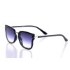 Жіночі сонцезахисні окуляри 10135 чорні з фіолетовою лінзою 
