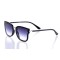 Женские сонцезащитные очки 10135 чёрные с фиолетовой линзой . Photo 1