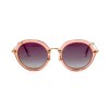 Miu Miu сонцезащитные очки 11868 розовые с черной линзой 