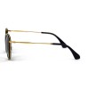 Miu Miu сонцезащитные очки 11876 золотые с серой линзой 