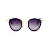 Miu Miu сонцезащитные очки 11877 золотые с чёрной линзой 