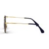 Miu Miu сонцезащитные очки 11877 золотые с чёрной линзой 