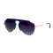 Miu Miu сонцезащитные очки 11879 синие с чёрной линзой . Photo 1