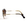 Miu Miu сонцезащитные очки 11882 чёрные с коричневой линзой 