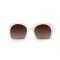 Miu Miu сонцезащитные очки 11884 белые с коричневой линзой . Photo 2