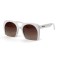 Miu Miu сонцезащитные очки 11884 белые с коричневой линзой . Photo 1