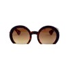 Miu Miu сонцезащитные очки 11885 леопардовые с коричневой линзой 