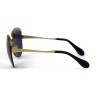 Miu Miu сонцезащитные очки 11888 золотые с чёрной линзой 
