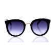 Жіночі сонцезахисні окуляри 10137 чорні з фіолетовою лінзою 