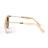 Miu Miu сонцезащитные очки 11992 бежевые с коричневой линзой 