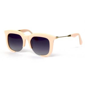 Miu Miu сонцезащитные очки 11992 бежевые с коричневой линзой 