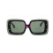 Miu Miu сонцезащитные очки 11993 сиреневые с зелёной линзой . Photo 2