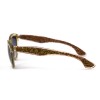 Miu Miu сонцезащитные очки 11996 коричневые с чёрной линзой 