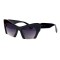 Miu Miu сонцезащитные очки 12102 чёрные с чёрной линзой . Photo 1