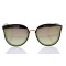 Женские сонцезащитные очки 10138 чёрные с лаймовой линзой . Photo 2