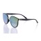 Женские сонцезащитные очки 10138 чёрные с лаймовой линзой . Photo 1