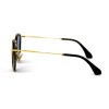 Miu Miu сонцезащитные очки 12395 чёрные с чёрной линзой 
