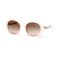 Roberto Cavalli сонцезащитные очки 11517 бежевые с коричневой линзой . Photo 1