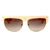 Tom Ford сонцезахисні окуляри 11622 бежеві з коричневою лінзою 