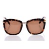 Жіночі сонцезахисні окуляри 10140 хакі з коричневою лінзою 