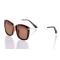 Жіночі сонцезахисні окуляри 10140 хакі з коричневою лінзою . Photo 1