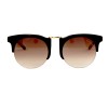 Tom Ford сонцезахисні окуляри 11627 коричневі з коричневою лінзою 