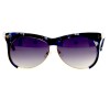 Tom Ford сонцезащитные очки 11632 синие с чёрной линзой 