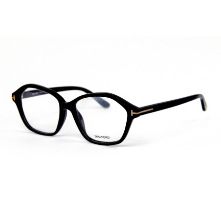 Tom Ford сонцезахисні окуляри 11634 чорні з прозорою лінзою 