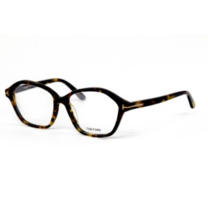 Tom Ford сонцезащитные очки 11635 леопардовые с прозрачной линзой 