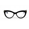 Tom Ford сонцезахисні окуляри 11636 чорні з прозорою лінзою 