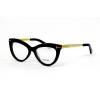 Tom Ford сонцезахисні окуляри 11636 чорні з прозорою лінзою 