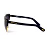 Tom Ford сонцезащитные очки 12128 чёрные с серой линзой 