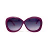 Tom Ford сонцезахисні окуляри 12129 фіолетові з бузковою лінзою 