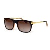 Tom Ford сонцезахисні окуляри 12130 чорні з коричневою лінзою 