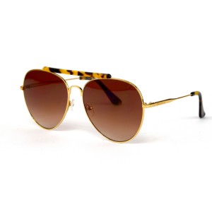Tommy Hilfiger сонцезащитные очки 12166 золотые с коричневой линзой 