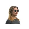 Versace сонцезащитные очки 9621 металлик с чёрной линзой 