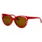Versace сонцезащитные очки 11899 красные с коричневой линзой . Photo 1