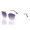 Жіночі сонцезахисні окуляри 10143 золоті з фіолетовою лінзою . Photo 1