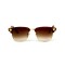 Versace сонцезащитные очки 12123 коричневые с коричневой линзой . Photo 2