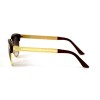 Versace сонцезахисні окуляри 12123 коричневі з коричневою лінзою 