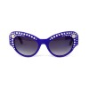 Versace сонцезахисні окуляри 12124 фіолетові з фіолетовою лінзою 
