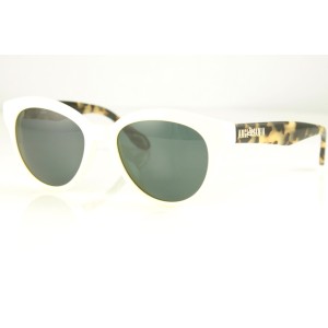 Vivienne Westwood сонцезащитные очки 8706 бежевые с чёрной линзой 