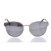 Жіночі сонцезахисні окуляри 10144 срібні з ртутною лінзою 