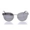 Женские сонцезащитные очки 10144 серебряные с ртутной линзой . Photo 2